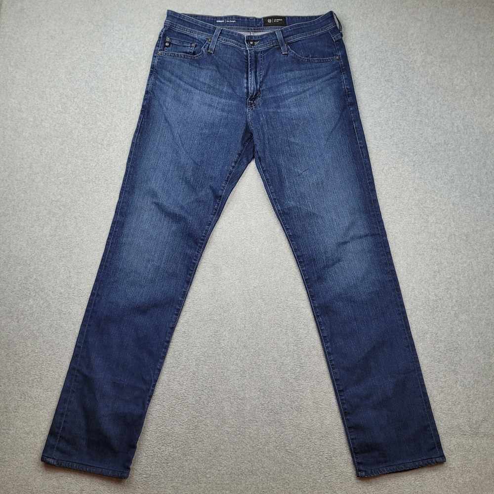 AG Everett Slim Straight Jeans Mens 33x34‎ Blue Jeans Denim Pants